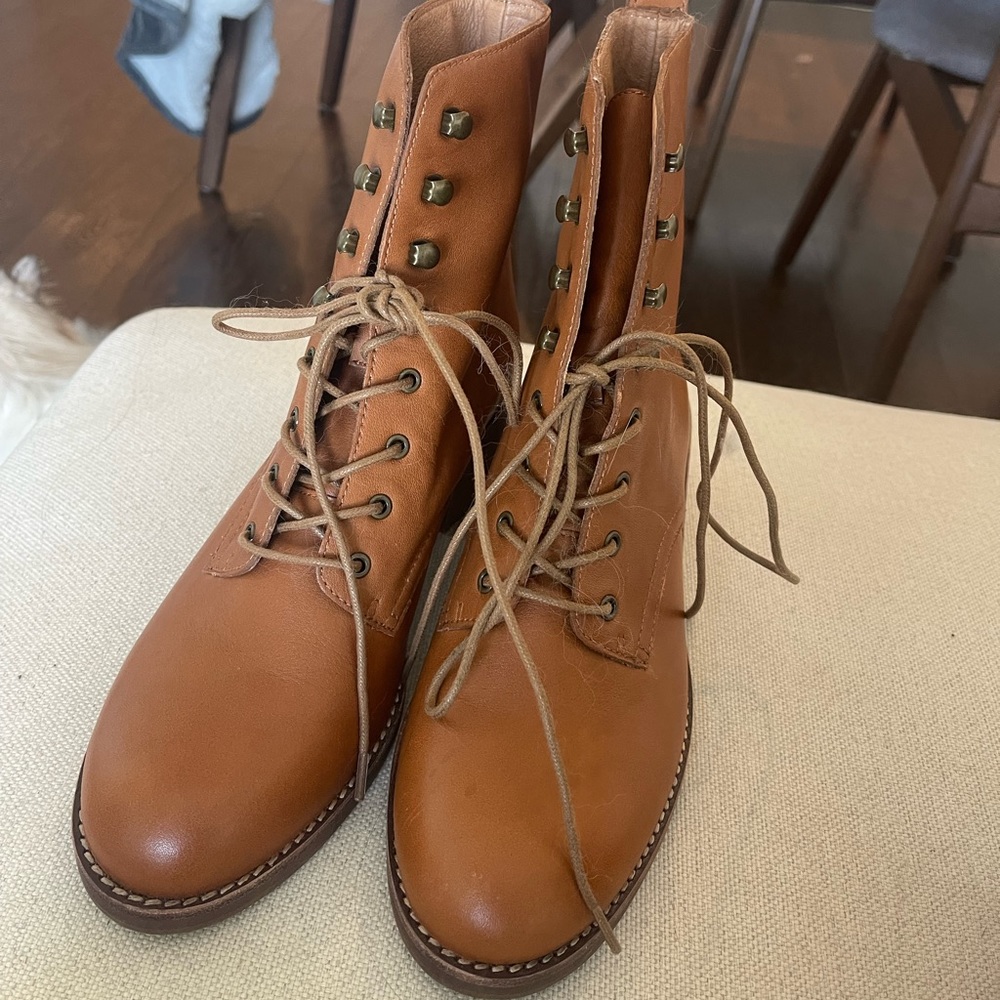 Madewell Laceup combat boots